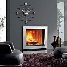 Каминная облицовка EdilKamin Bix Box inox, Airfire GP - Thermofire GP