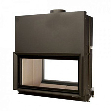 Brunner architektur-kamin tunnel 53/121 lifting, монтажная рама 50мм черная